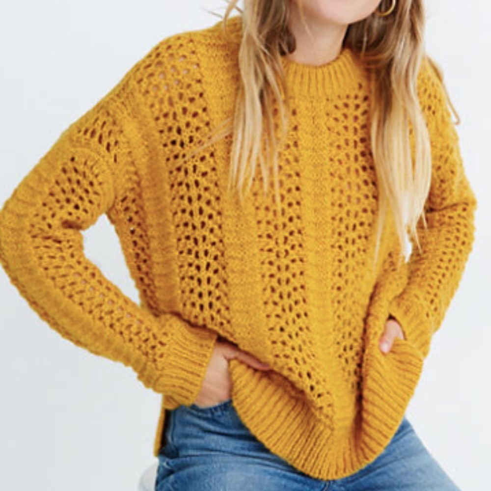NWOT Windemere Pointelle Pullover Sweater - Size XS